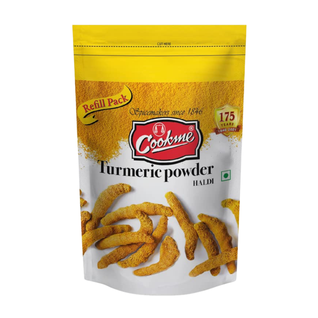 COOKME TURMERIC POWDER 500 G REFILL PACK