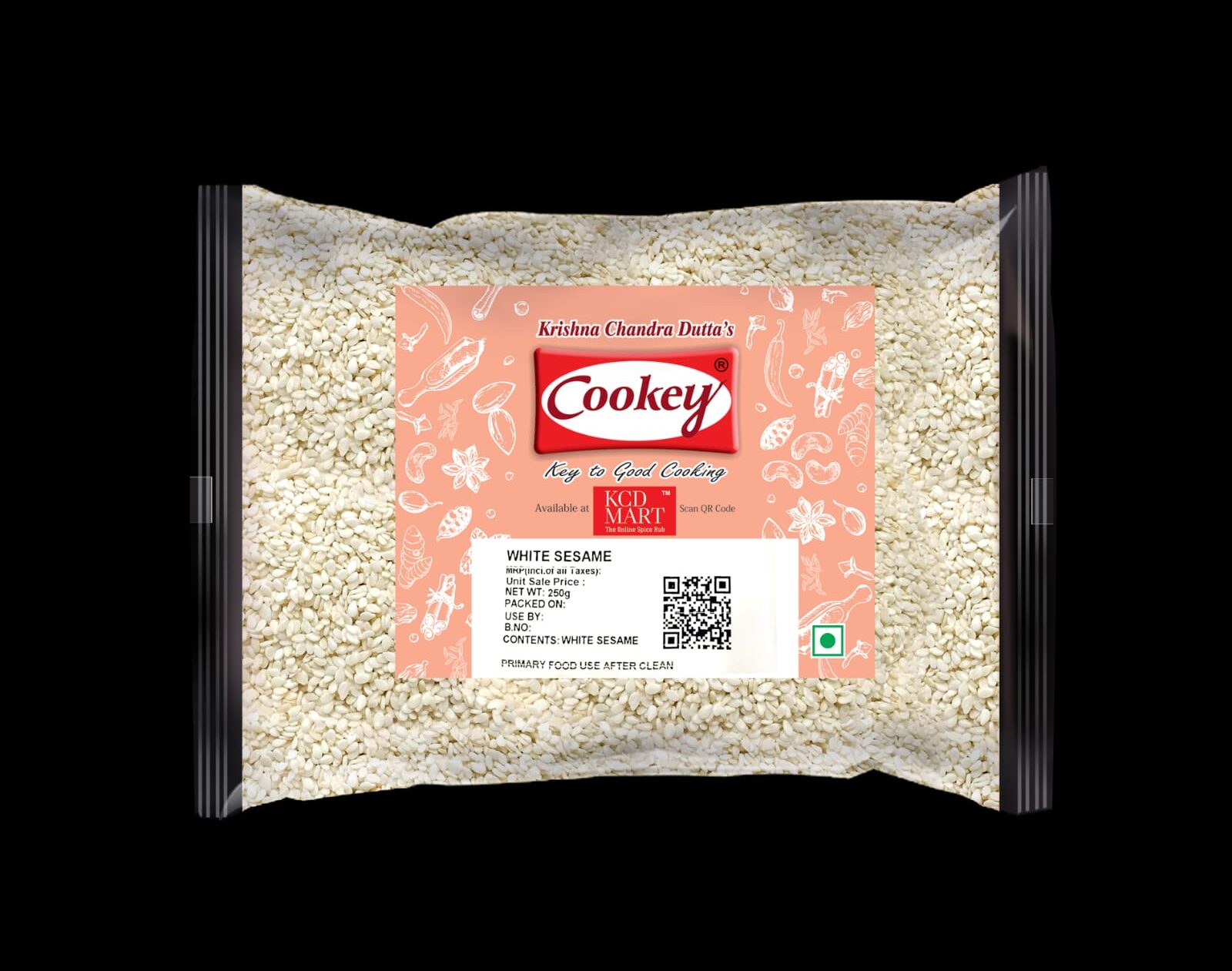 COOKEY WHITE SESAME 250 G